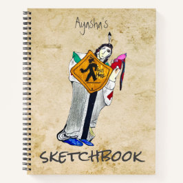 Ayasha Cartoon Watercolor Art Sketchbook Notizbuch