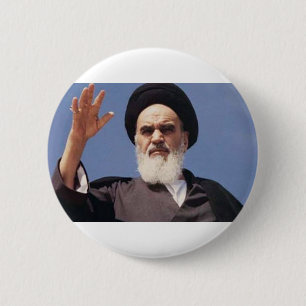 Ayatollah Khomeini Badge Button