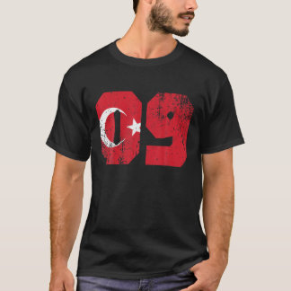 Aydin 09 Memleket Türkei Flag Gift Idea T-Shirt
