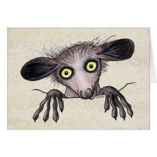 Aye-aye Lemur Note Card