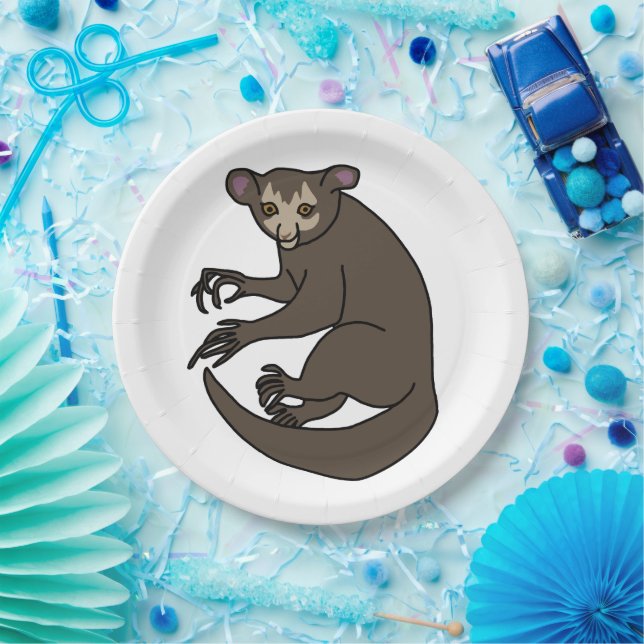 Aye aye Lemur Pappteller (Party)