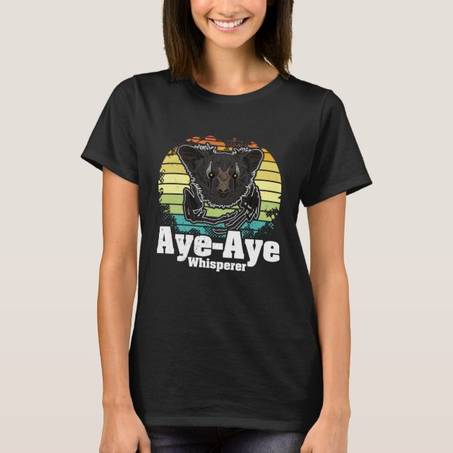 Aye Aye Primates Lemurs Madagascar  12 T-Shirt (Vorderseite)