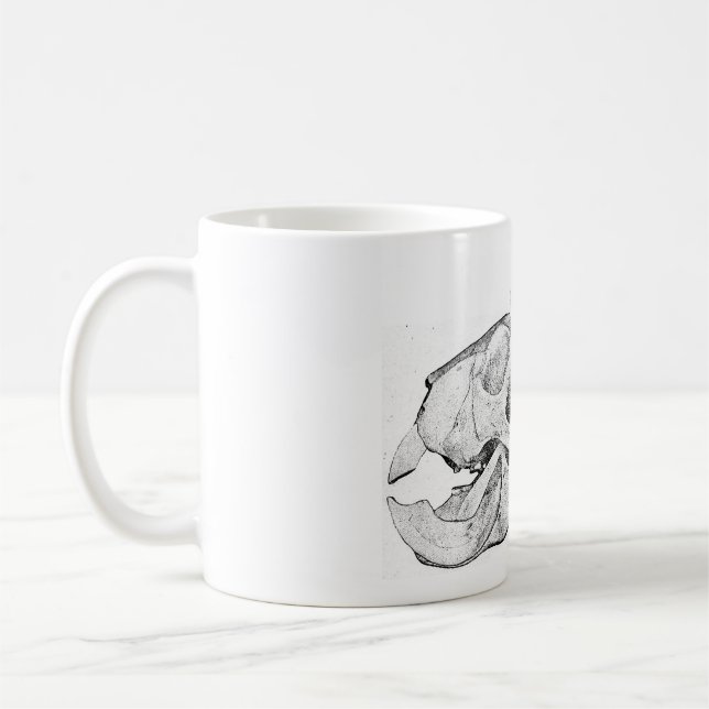 Aye-Aye Skull Weihnachtskaffee Tasse (Links)