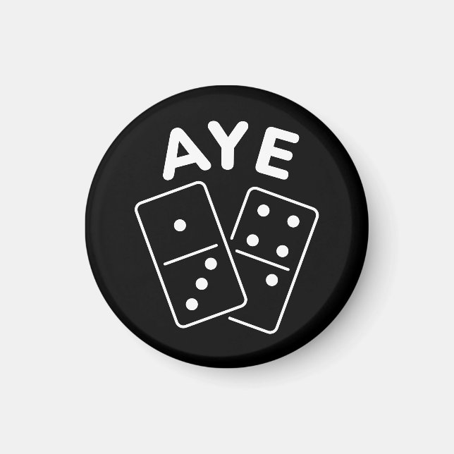 Aye Domino K-Pop Boygroup Meme Quote Magnet (Vorne)