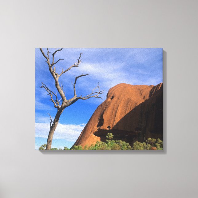 Ayers Rock Uluru in Australien Leinwanddruck (Vorderseite)