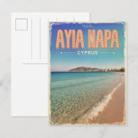 Ayia Napa Zypern, weißer Strand Mittelmeer Geschen