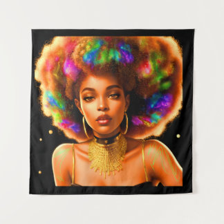 Ayila Tapestry Gold Wandteppich