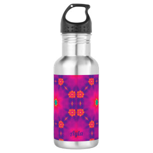AYLA ~ Pink Blue Lila Green Edelstahlflasche