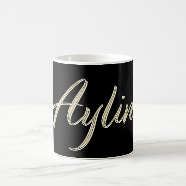 Aylin white gold Handwriting Tasse Kaffeetasse (Mittel)