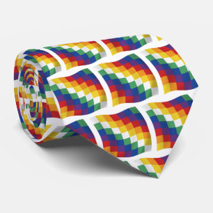 Aymara-Flagge Schlips Krawatte