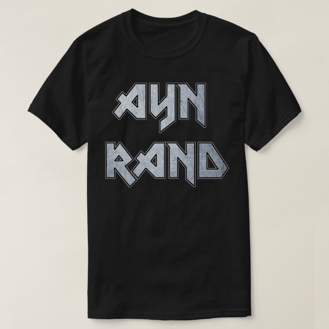 Ayn Rand 2 T-Shirt (Design vorne)