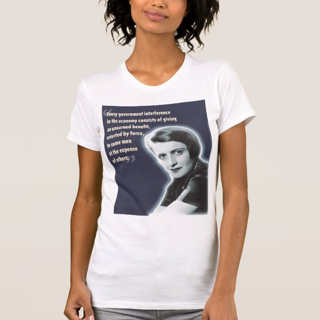 Ayn Rand T-Shirt (Vorderseite)
