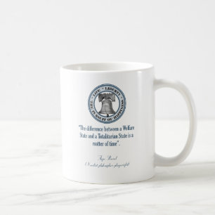 Ayn Rand-Zitat (Totalitarismus) Tasse