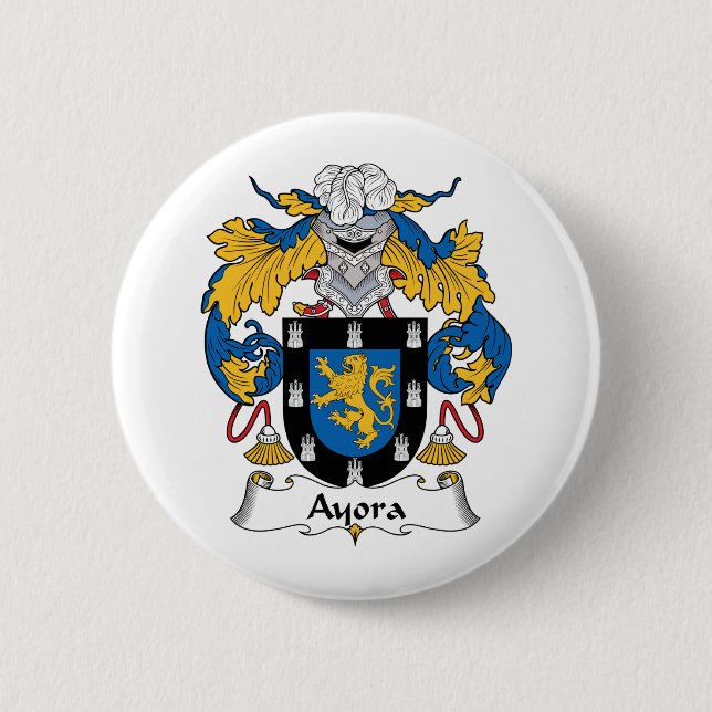 Ayora-Familienwappen Button (Vorderseite)
