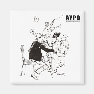 AYPO 25-26 Season Limited Cartoon Magnet