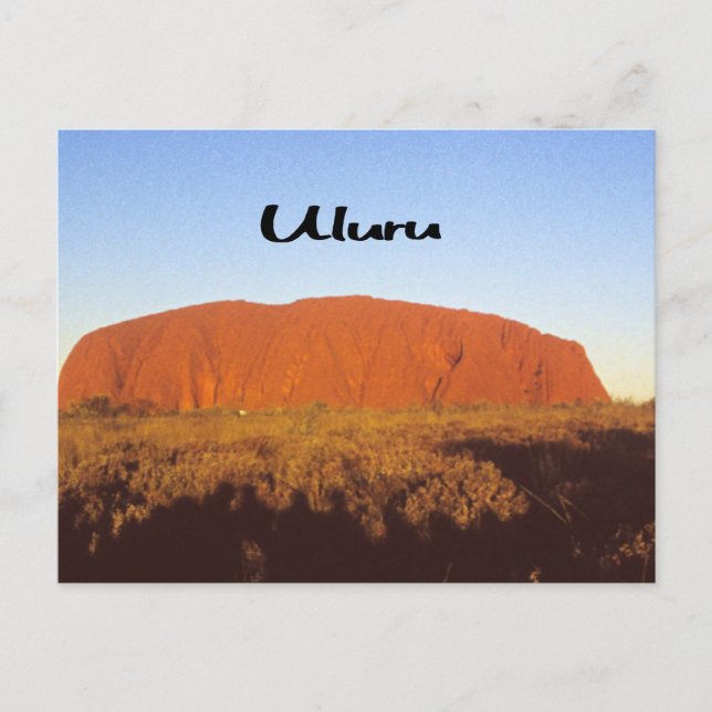 Ayres Rock Postkarte (Vorderseite)