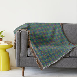 Ayrshire District Tartan Throw Blanket Decke