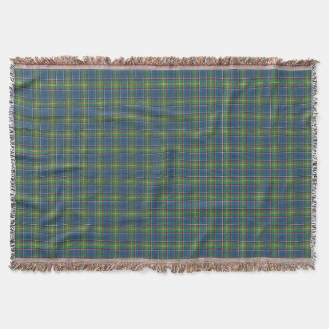 Ayrshire District Tartan Throw Blanket Decke (Vorderseite)