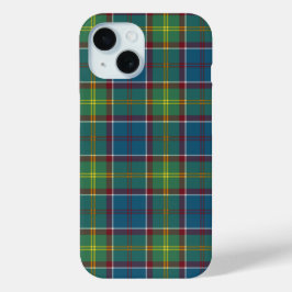 Ayrshire Scotland District Tartan Pattern iPhone 15 Hülle