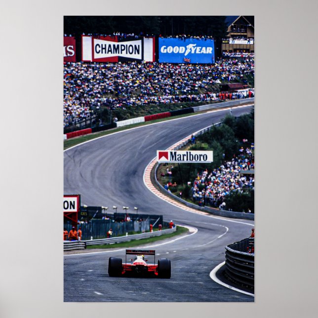 Ayrton Belgium Racing Poster (Vorne)