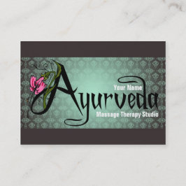 Ayurveda - Karte für Unternehmen/Termine