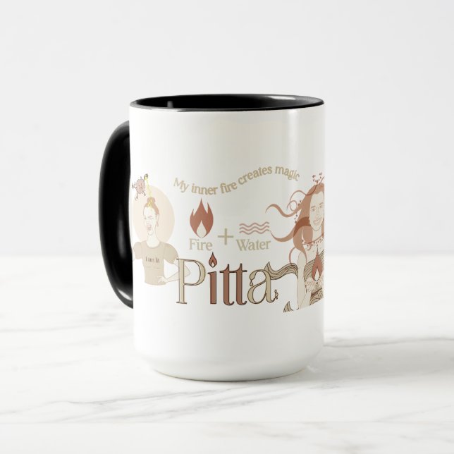 Ayurveda Pitta Tasse (Vorderseite Links)