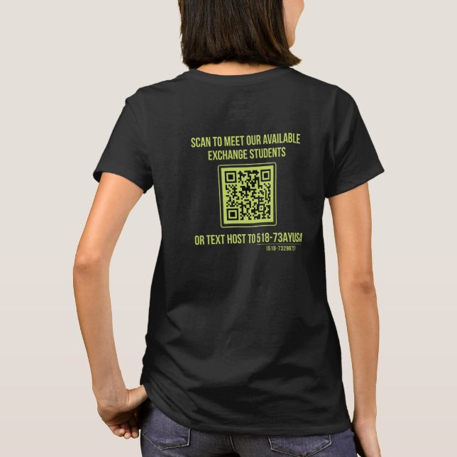 Ayusa Ließ den Adventure Begin QR Code (Women's) T-Shirt (Rückseite)