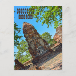 Ayutthaya-Königreich in Thailand Postkarte