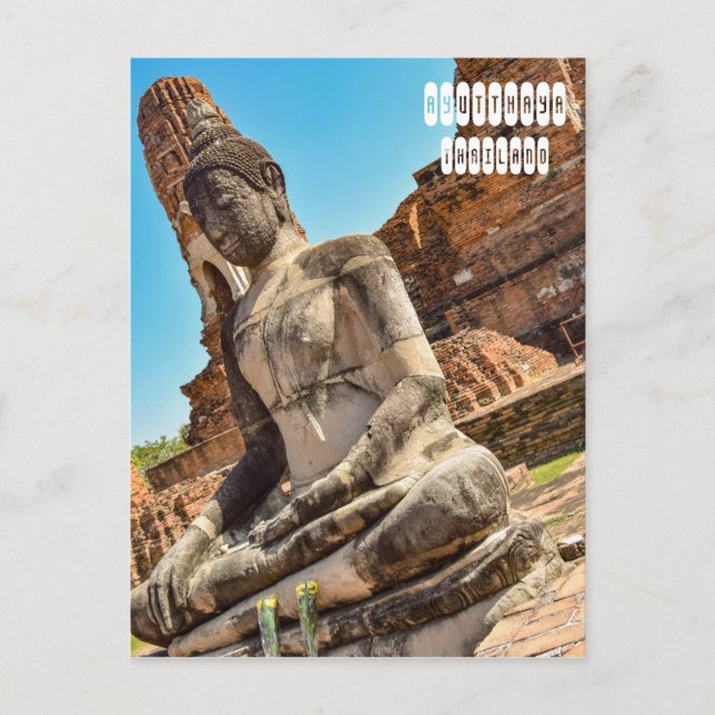 Ayutthaya Postkarte (Vorderseite)