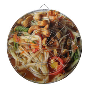 Ayutthaya Spicy Papaya Salad [Som Tam] mit Cashew Dartscheibe