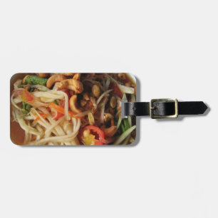 Ayutthaya Spicy Papaya Salad [Som Tam] mit Cashew Gepäckanhänger