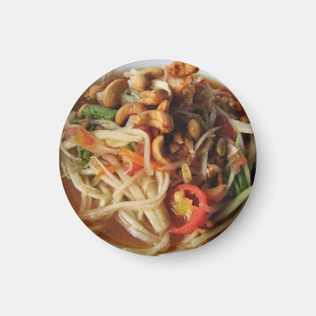 Ayutthaya Spicy Papaya Salad [Som Tam] mit Cashew Magnet (Vorne)