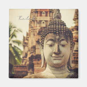 Ayutthaya Thailand Buddha-Statue Magnet