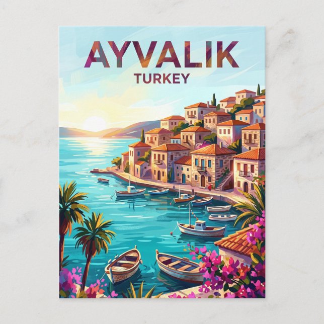 Ayvalık Türkei Postkarte (Vorderseite)
