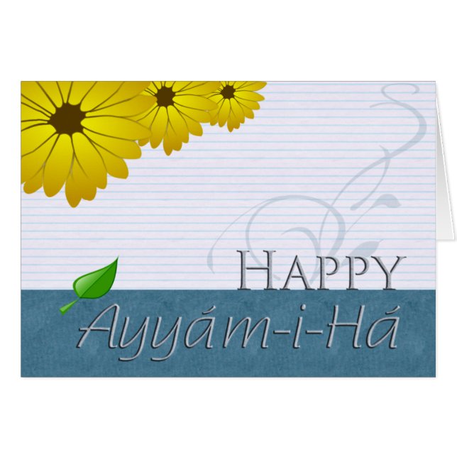 Ayyám-i-Há Card (Vorderseite (Horizontal))