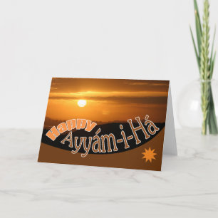 Ayyám-i-Há Card Karte