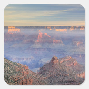 AZ, Arizona, Grand Canyon National Park, South 6 Quadratischer Aufkleber