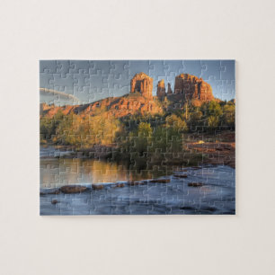 AZ, Arizona, Sedona, Crescent Moon Recreation 3 Puzzle