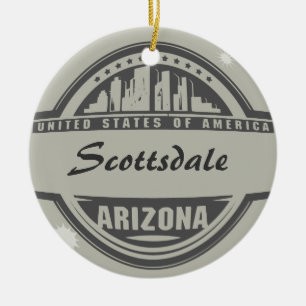 AZ Arizona Siegel SIE ÄNDERN IHRE STADT Keramik Ornament