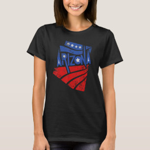 Az Arizona US-Flagge Grand Canyon State Outdoors A T-Shirt