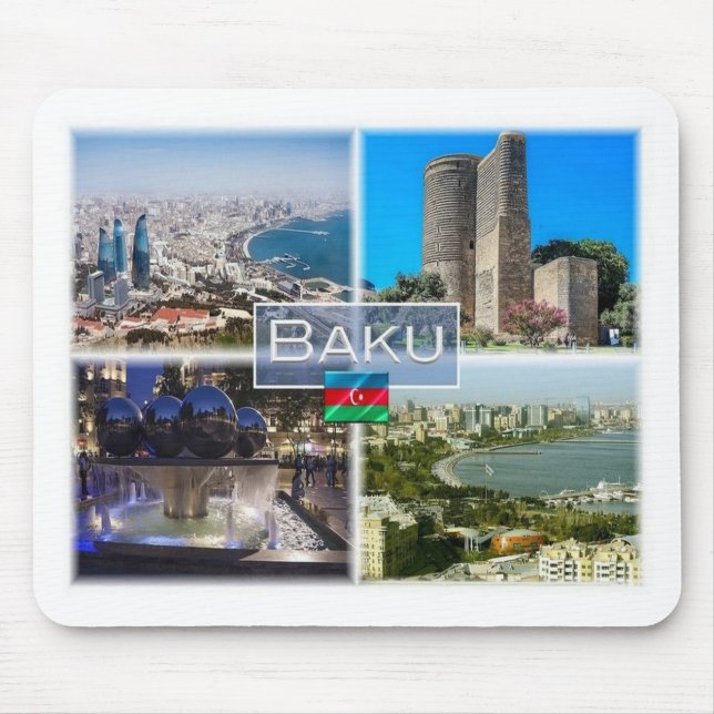 AZ Aserbaidschan - Baku - Maiden Tower - Mousepad (Vorne)