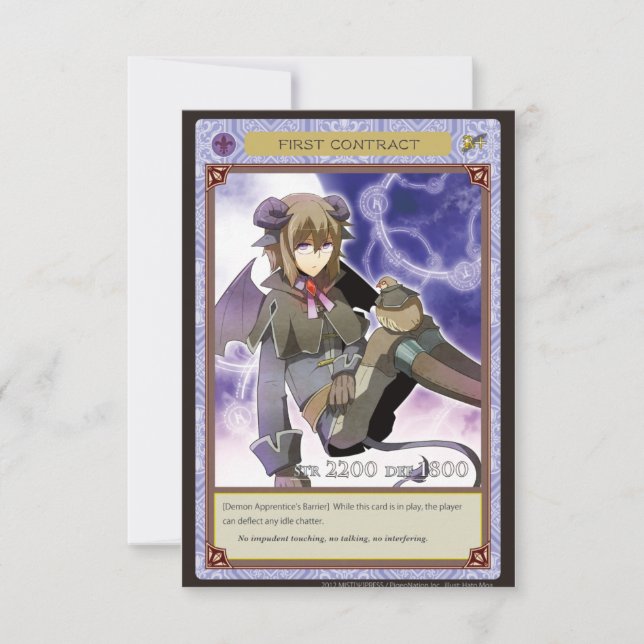 AZ card - First Contract (Vorderseite)