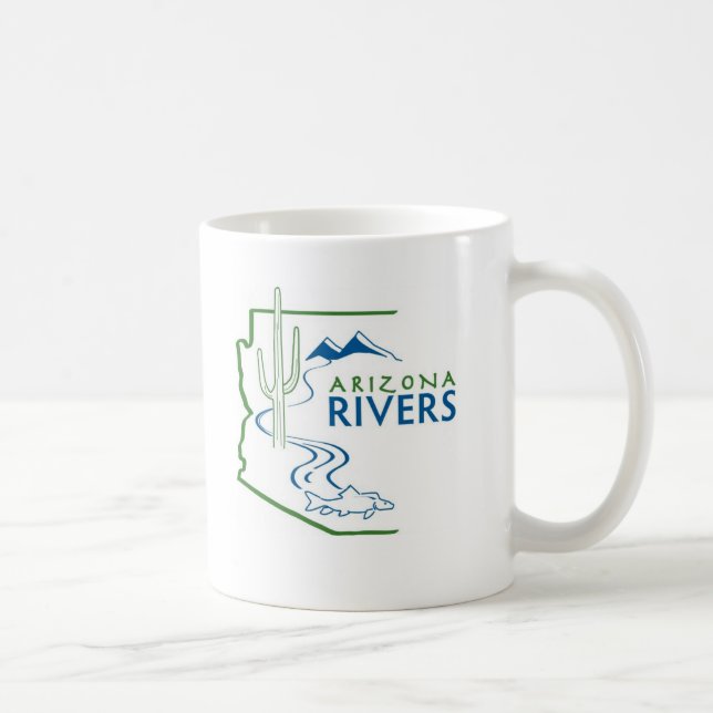 AZ Fluss-Logo, gerade weil Sie sie nicht sehen Kaffeetasse (Rechts)
