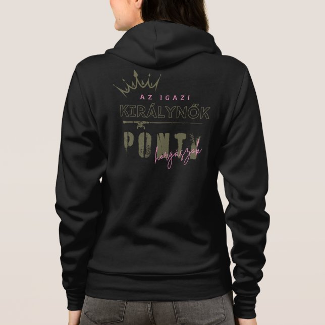 Az igazi királynők | Ponty Hoodie (Rückseite)