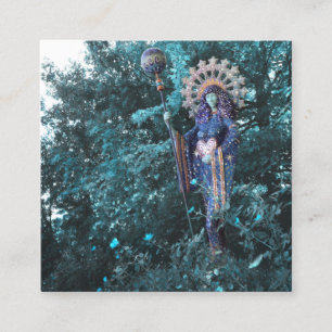 Aza-Göttin der weiblichen Energie des Kosmos Quadratische Visitenkarte