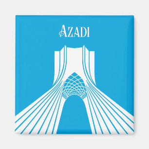 Azadi Tower Turquoise Magnet
