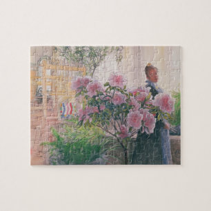 Azalea, 1906 (w/c auf Papier) Puzzle