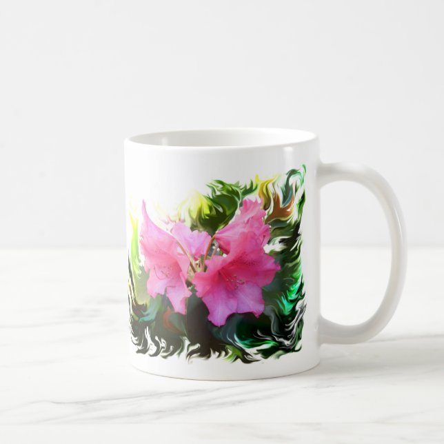 Azalea Blume Kaffeetasse (Rechts)