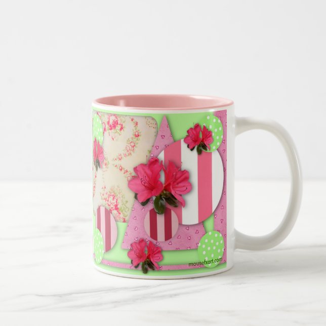 Azalea Scrapbook Tasse (Rechts)