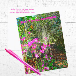 Azalea Weg Bok Tower Gardens Wilhelm Tell Postkarte